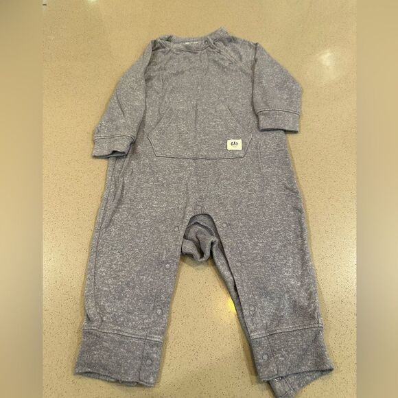Baby Gap set of two long sleeve long pants boys rompers - Picture 5 of 8